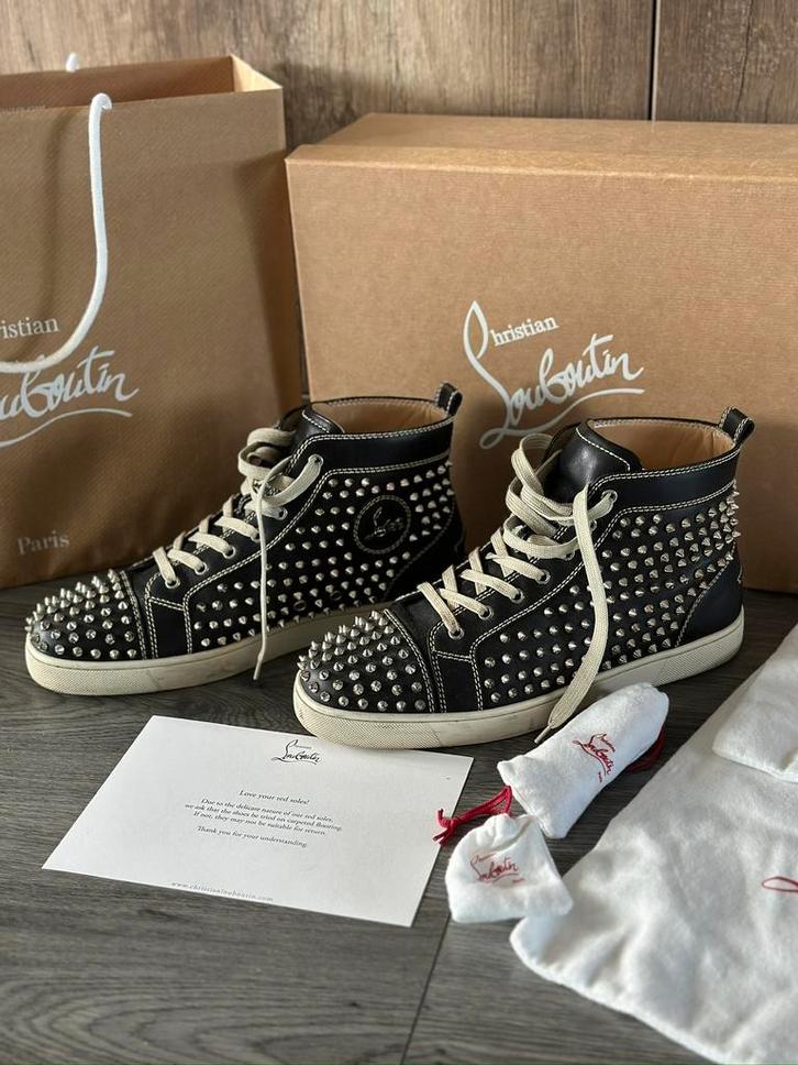 Christian Louboutin, Kleding | Heren, Schoenen, Zo goed als nieuw, Zwart, Ophalen of Verzenden