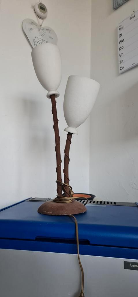 Albast lamp, Huis en Inrichting, Lampen | Tafellampen, Zo goed als nieuw, Ophalen