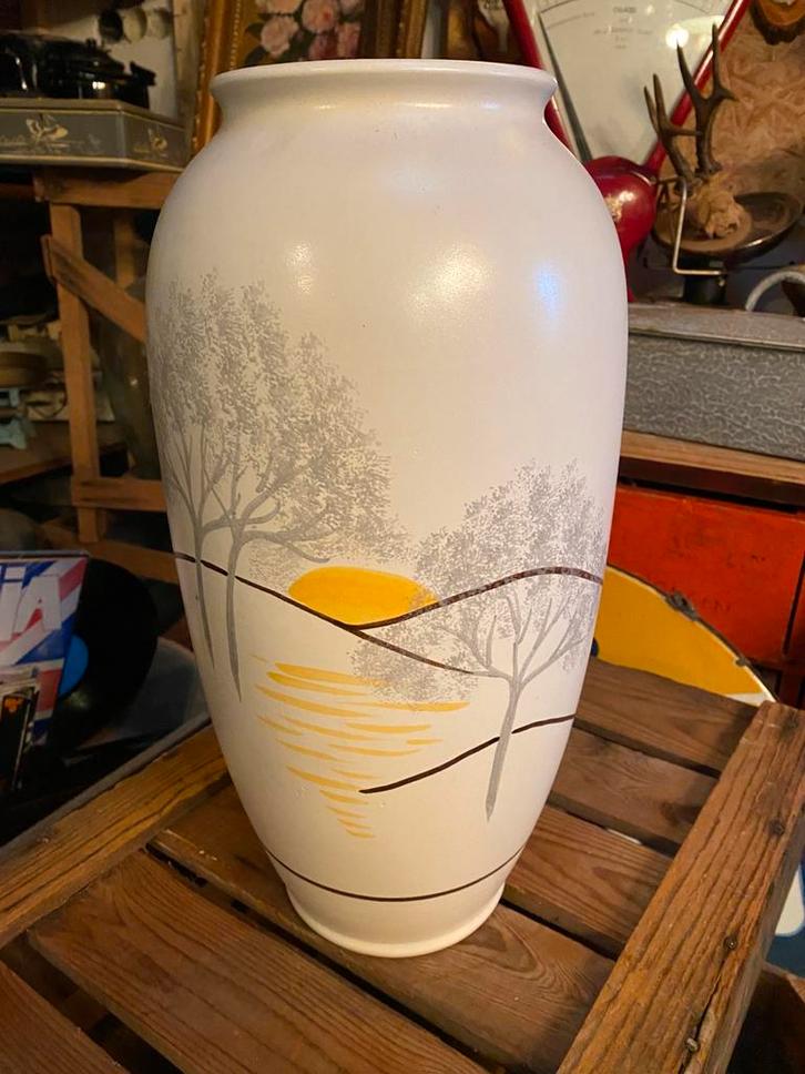 Zeer aparte vintage vaas West Germany, Antiek en Kunst, Antiek | Vazen, Ophalen of Verzenden