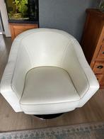 Leren stoel merk kuka, Ophalen, Gebruikt, Wit, Leer