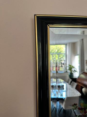 Facet geslepen spiegel zwart beschikbaar voor biedingen