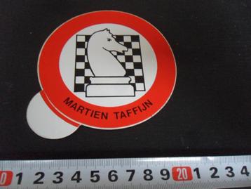 sticker schaken martien taffijn beschikbaar voor biedingen