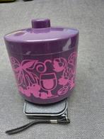 Vintage kunststof onderzetterset 70er jaren., Ophalen of Verzenden, Gebruikt, Glas of Kopje