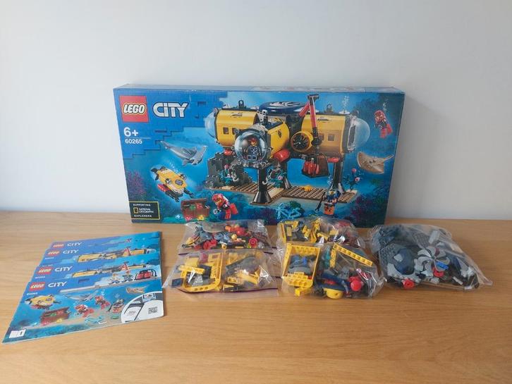 Lego city onderzeestation 60265, Kinderen en Baby's, Speelgoed | Duplo en Lego, Zo goed als nieuw, Ophalen of Verzenden
