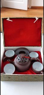 Chinees aardewerk theeservies munten theepotje yixing ?, Ophalen of Verzenden
