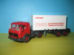 Wiking  Siemens EWSD  MERCEDES met container-oplegger, Ophalen of Verzenden, Zo goed als nieuw, Bus of Vrachtwagen, Wiking