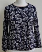 PTC donkerblauw shirt met prints mt. XL, Blauw, Maat 46/48 (XL) of groter, Ophalen of Verzenden, Zo goed als nieuw