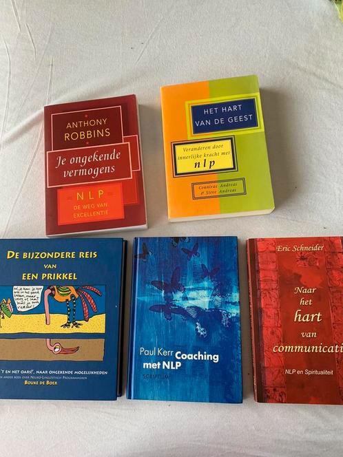 5 -boeken op het gebied van NLP, Boeken, Psychologie, Zo goed als nieuw, Ophalen of Verzenden