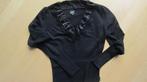 aparte zwarte trui mt S(m), Zwart, Ophalen of Verzenden, Zo goed als nieuw, Maat 36 (S)