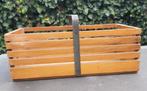 Houten bak kist met metalen  hengsel, Ophalen, Minder dan 50 cm, Gebruikt, 50 tot 100 cm