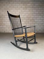 Vintage J16 Schommelstoel By Hans Wegner, Ophalen, Riet of Rotan, Gebruikt, Vintage