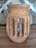 Houten Vaas / windlicht, Ophalen