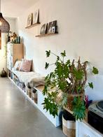 Wandkast met zitgedeelte en tv meubel, Huis en Inrichting, Kasten | Wandmeubels, Ophalen, Gebruikt, 100 tot 150 cm, 300 cm of meer