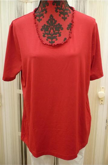 Bianca rood shirt maat 46 beschikbaar voor biedingen