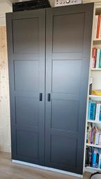 Bergsbo deuren (Pax) donkergrijs 50 x 195 cm 2 stuks z.g.a.n, Ophalen, Zo goed als nieuw, 50 tot 100 cm, 150 tot 200 cm