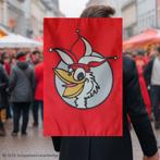 Rugembleem Tullepetaon .Carnaval Roosendaal embleem groot., Ophalen of Verzenden, Nieuw, Overige applicaties