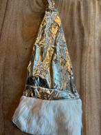 Zilveren lange kerst muts nieuw, Diversen, Ophalen of Verzenden, Nieuw