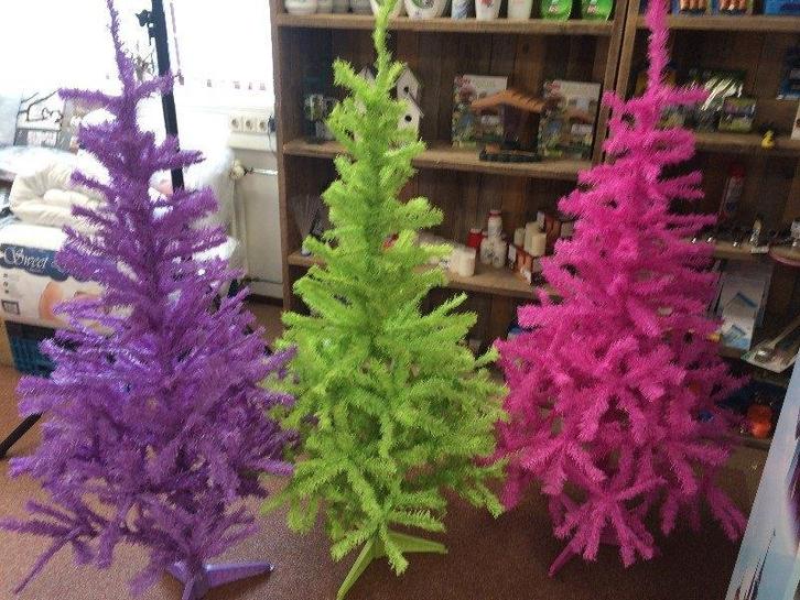Partij kerstboom roze of lila 150cm, Diversen, Kerst, Nieuw, Verzenden
