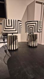 By-Boo Tafellamp Terre - Zwart Wit Design Lamp, Ophalen of Verzenden, Nieuw, Hout, Minder dan 50 cm