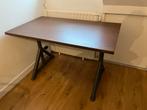 Bureau IKEA IDASEN 120x70 bruin/donkergrijs, Ophalen of Verzenden, Zo goed als nieuw