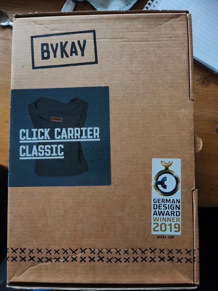 Bykay Click Carrier Classic Draagzak, Kinderen en Baby's, Babydragers en Draagdoeken, Zo goed als nieuw, Draagzak, Buik, Rug of Zij