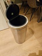 Metalen prullenbak Brabantia, Ophalen, Gebruikt, Met pedaal, 20 tot 30 liter