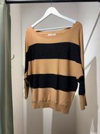 Studio Anneloes truitje beige zwart streep M, Ophalen of Verzenden, Zo goed als nieuw, Zwart, Lange mouw