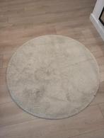 Volero fluffy ronde tapijt 100cm, Gebruikt, Rond, Ophalen of Verzenden, Crème