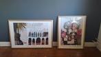 2 posters in lijst van Rosina Wachtmeister, Huis en Inrichting, Woonaccessoires | Lijsten, Ophalen, 50 tot 75 cm, Zo goed als nieuw