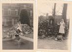 fotos  met   veplegster   9 op 13  cm, Verzenden, Voor 1940, Kind