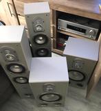JVC RX 5062 reciever + 4 stuks Raveland speakerset, Audio, Tv en Foto, Versterkers en Receivers, Gebruikt, JVC, Ophalen