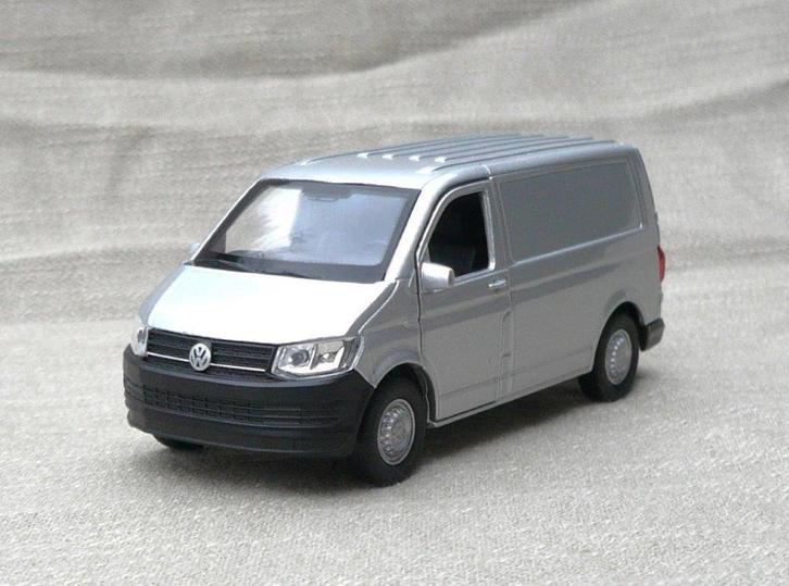 Welly VW Volkswagen T6 bestelbus zilvergrijs., Hobby en Vrije tijd, Modelauto's | 1:43, Nieuw, Auto, Overige merken, Ophalen of Verzenden