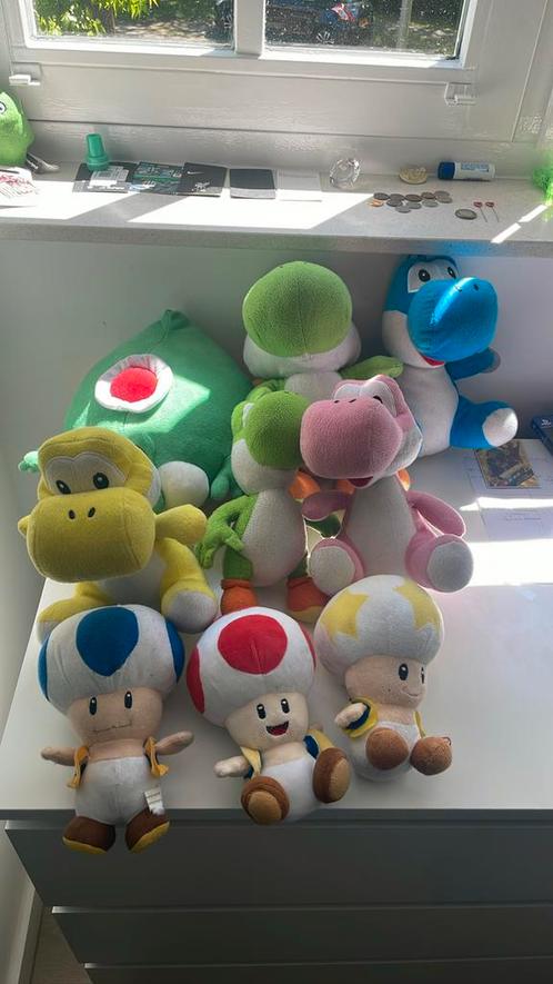 Mario set knuffels, Kinderen en Baby's, Speelgoed | Knuffels en Pluche, Nieuw, Overige typen, Ophalen of Verzenden