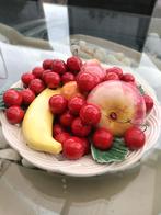 Capodimonte antiek porseleinen schaal met fruitten, Antiek en Kunst, Antiek | Porselein, Ophalen of Verzenden