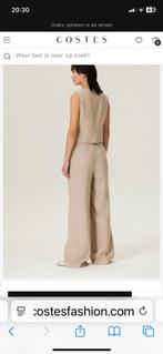 Pantalon costes linnenmix maat xl/40, Beige, Maat 46/48 (XL) of groter, Nieuw, Ophalen of Verzenden