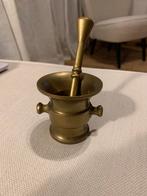 Koperen vijzel met stamper 6 cm hoog, Ophalen of Verzenden