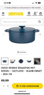 Braadpan, Huis en Inrichting, Keuken | Potten en Pannen, Ophalen of Verzenden, Zo goed als nieuw, Gietijzer, Koekenpan of Braadpan