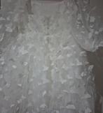 Witte vlinder jurkje, Kinderen en Baby's, Kinderkleding | Maat 116, Ophalen of Verzenden, Nieuw, Meisje, Jurk of Rok