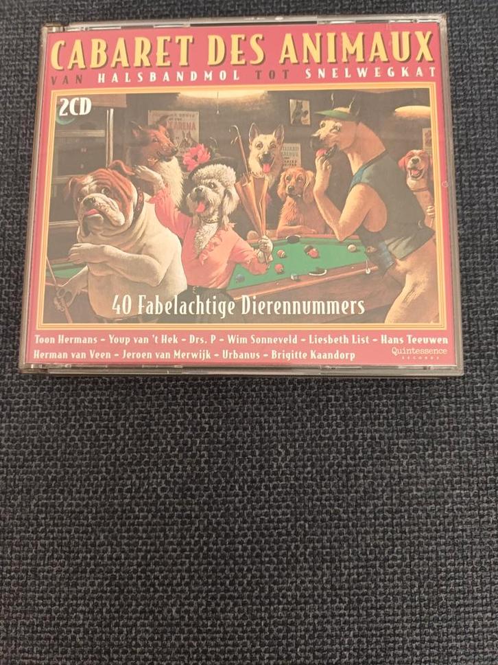 2CD - zie TRACKLISTs voor artiesten - nummers over DIEREN, Cd's en Dvd's, Cd's | Overige Cd's, Zo goed als nieuw, Boxset, Ophalen of Verzenden