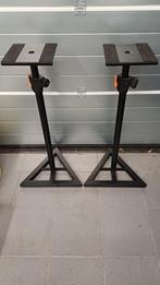 2 stevige luidsprekers stands zwart verstelbaar van 91cm tot, Overige merken, Ophalen of Verzenden, Zo goed als nieuw, Minder dan 60 watt