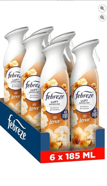 Febreze Luchtverfrisser Gouden Orchidee 6x185ml beschikbaar voor biedingen