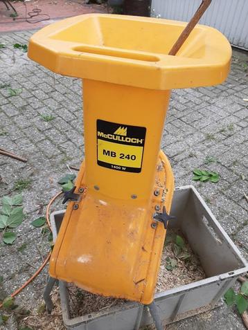 McCulloch hakselaar MB 240 beschikbaar voor biedingen