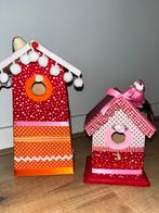 Twee decoratieve vogelhuisjes, Kinderen en Baby's, Kinderkamer | Inrichting en Decoratie, Ophalen, Zo goed als nieuw, Wanddecoratie