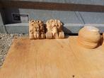 2 houten ornamentjes, Ophalen of Verzenden, Nieuw