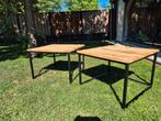 2 vierkante salontafels, Ophalen, 50 tot 100 cm, Vierkant, 50 tot 100 cm