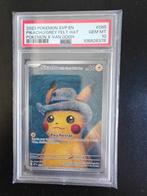 PSA 10 GEM MINT Grey Felt Hat Pikachu van Gogh, Ophalen, Zo goed als nieuw, Losse kaart