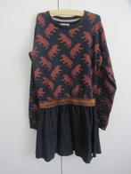 Donkerblauwe jurk met tijgers Dutch Jeans maat 140, Kinderen en Baby's, Kinderkleding | Maat 140, Ophalen of Verzenden, Zo goed als nieuw