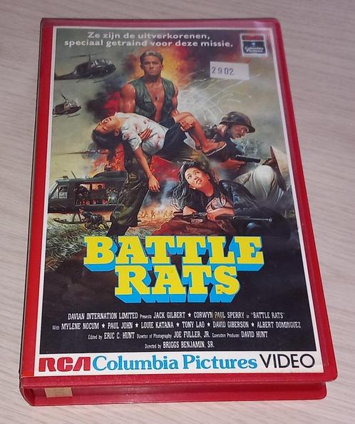 Battle Rats!! VHS!!, Cd's en Dvd's, VHS | Film, Gebruikt, Actie en Avontuur, Vanaf 16 jaar, Verzenden