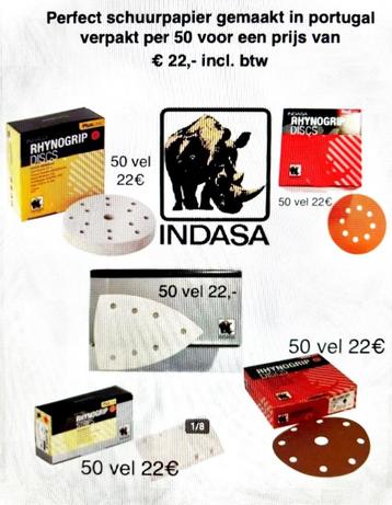 Weg die Verf met Indasa schuurpapier voor machines OP Voorr. beschikbaar voor biedingen