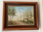 H.P. Hermes - Drie Klassieke Landschapsschilderijen, Ophalen of Verzenden